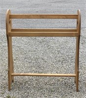 Wooden Quilt rack 31 1/2”x 11 1/4”x 36”