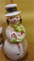 40" light up blow mold snowman