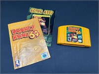Donkey Kong Nintendo 64 N64 Game Cartridge/Manual