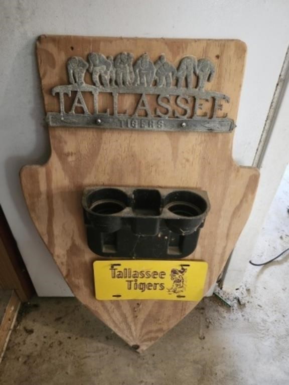 Tallassee Tigers License Plate On Arrowhead