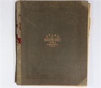 1916 Muscatine County Iowa Large Atlas Book