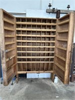 Wooden organizer cabinet
