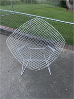 KNOLL Harry BERTOIA Diamond Chrome Lounge Chair ~