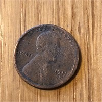 1911 D Lincoln Head Wheat Penny Coin