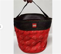 m-rack16: Lego Logo Drawstring Cinch Bucket/Bag