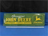 John Deere Metal Sign 43" Long