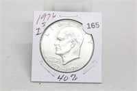 1976S T-1 Eisenhower Dollar Silver