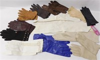 13 Pairs of Kid Leather Gloves Dior Opera French