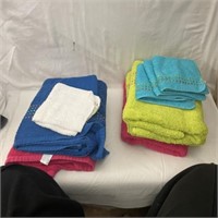 4 Towels and 5 Wash Clothes