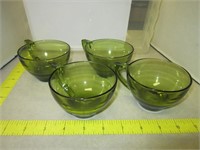 Four Piece Green Cups