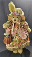 VTG Rabbit with Flower Basket