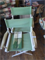 Vintage fold up chairs with extra pieces