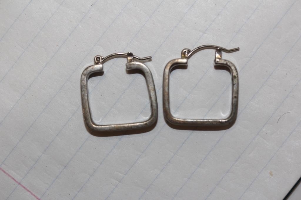 Pair of Tiffany and Co Sterling Earrings