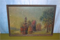 1930's Painting on Board