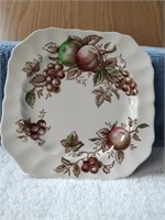 Johnson Brothers Harvest Time Square Plate - Made