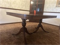 Double Pedestal Dining Table