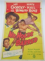 No Holds Barred (1952)  Bowery Boys 1sh Poster
