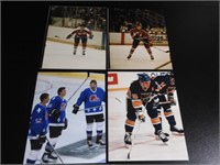 4 Vintage 8x10' NHL Hockey Photo's