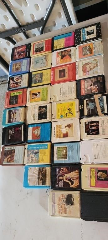 LOT OF 8 TRACK TAPES