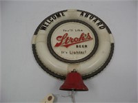 Strohs Beer Sign w/ Bell