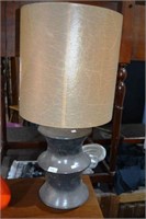 Retro pottery table lamp