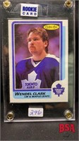 Wendel Clark Toronto Maple Leafs rookie card