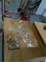 Box  Crystal pieces Baccarat, Waterford, Steuben