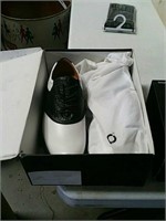 Pair of golf shoes