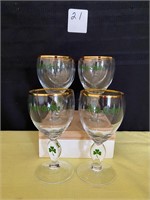 6 Irish Coffee Glasses