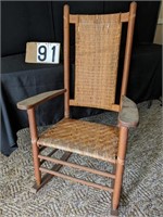 Wicker Porch Rocking Chair