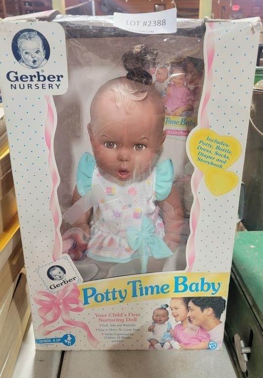 GERBER NURSERY POTTY TIME BABY