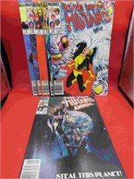 1980's Lot 6 The New Mutants Comic Books w Annual