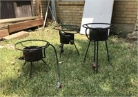 Three Propane Stands