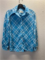 Vintage Hamilton Gingham Femme Blouse