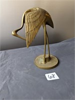 Brass Flamingo- 7.5" Tall