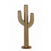 $260  5' Saguaro Torch Sculpture by Desert Steel