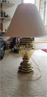 Brass bedroom lamp