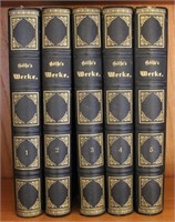 5pc German Schiller's Werke Vol 1-6