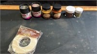 Silk paint , water based paint & embossing powder