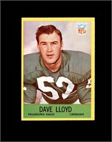 1967 Philadelphia #138 Dave Lloyd NRMT+