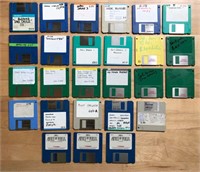 26 Floppy 3.5” Disks, Mac Games