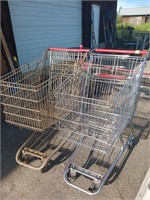 3 SHOPPING CARTS