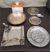 Lot of Silver Plate & Other Metal Ware