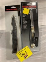 SEALED WINCHESTER BONE TRAPPER & DEFENDER KNIVES