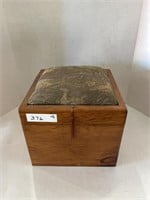 Wooden Chest with Padded Top
