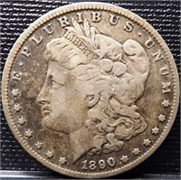 1890-S Morgan Silver Dollar Coin