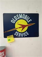 11 1/2 x 17” Oldsmobile service sign