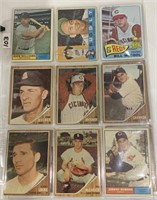 15-1950/60’s  low grade baseball cards
