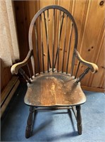 Windsor Back Brace Arm Chair