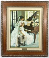 Signed Framed First Recital Print by Sandra Kuck